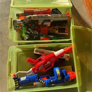 Variety Nerf guns